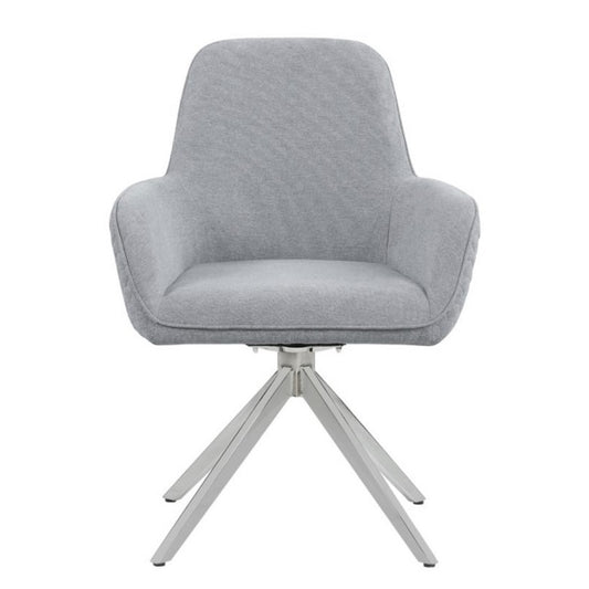 Abby Grey Upholstered Chair C-110322