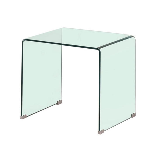 Curved Glass End Table C-705327