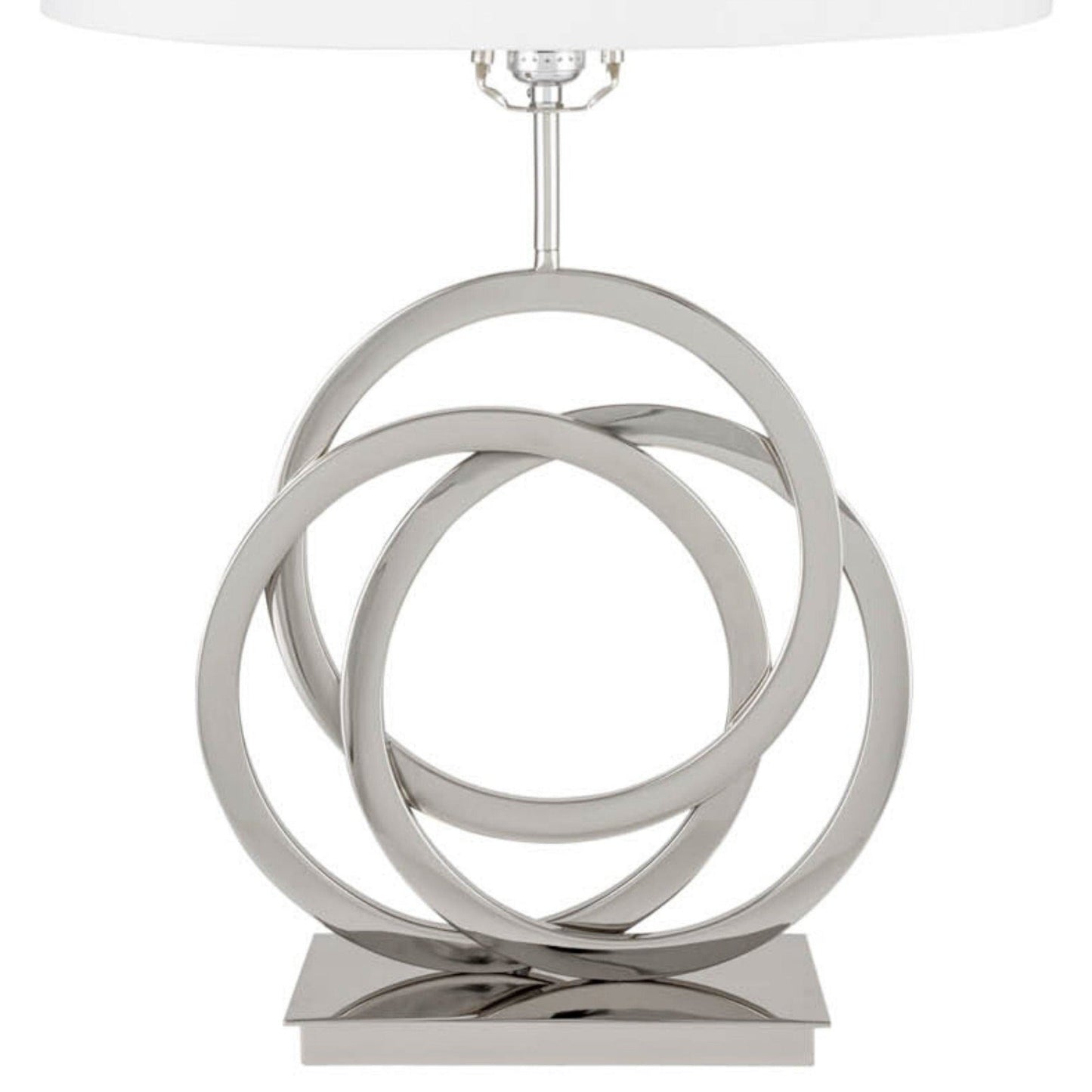 ORIGAMI Chrome Circles Table Lamp