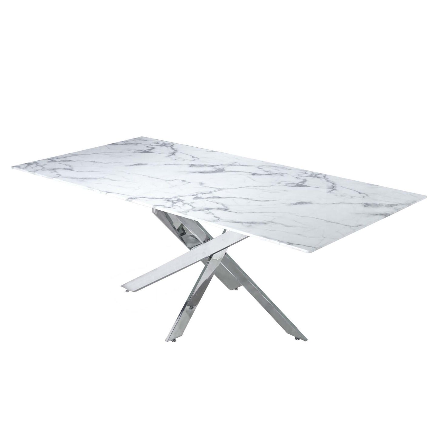 Marble Like Dining Table