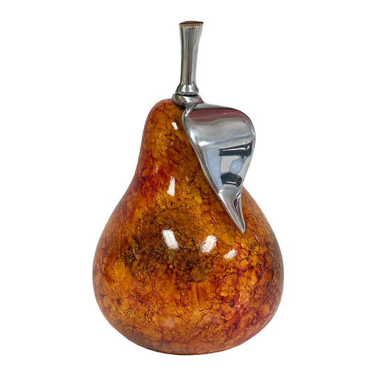 Pear Sculpture Mixed Orange G712