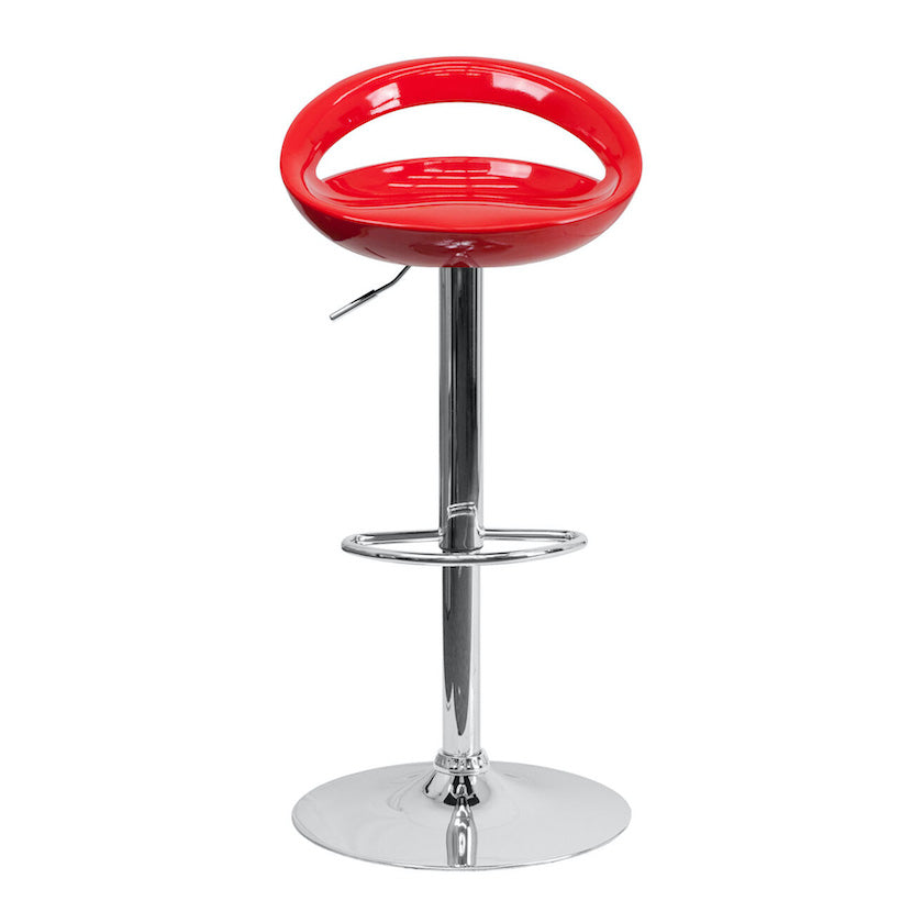 Adjustable Barstool with Footrest