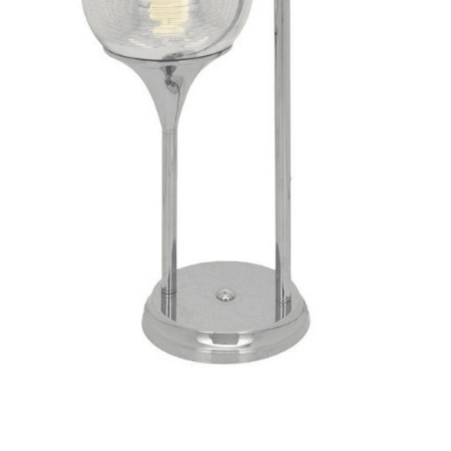 ISTANBUl Chrome Shades Table Lamp 2 Lights