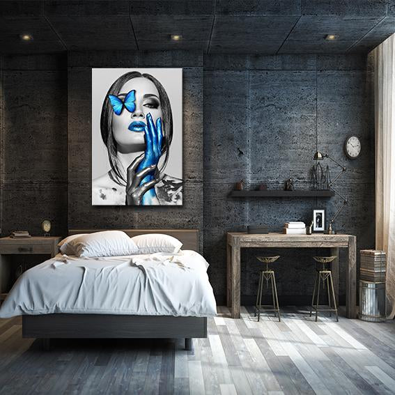 Blue Woman Acrylic Print