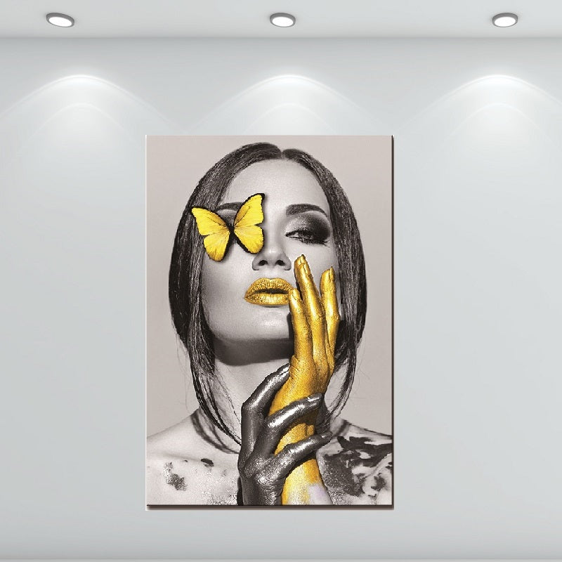 Gold Woman Acrylic Print