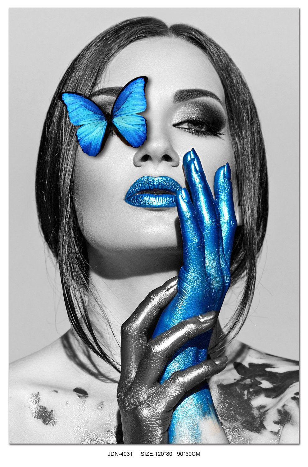 Blue Woman Acrylic Print