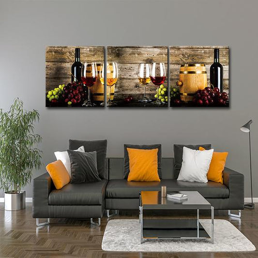 Old Wine Cellar Art in Tempered Glass Print