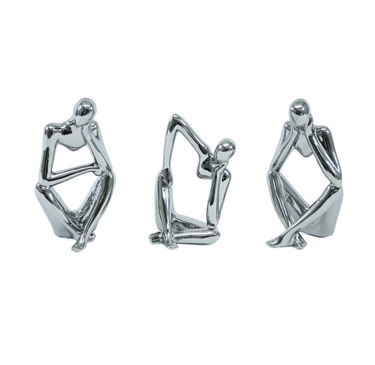 LOGAN 3pc Figurine Sculptures Home Decor