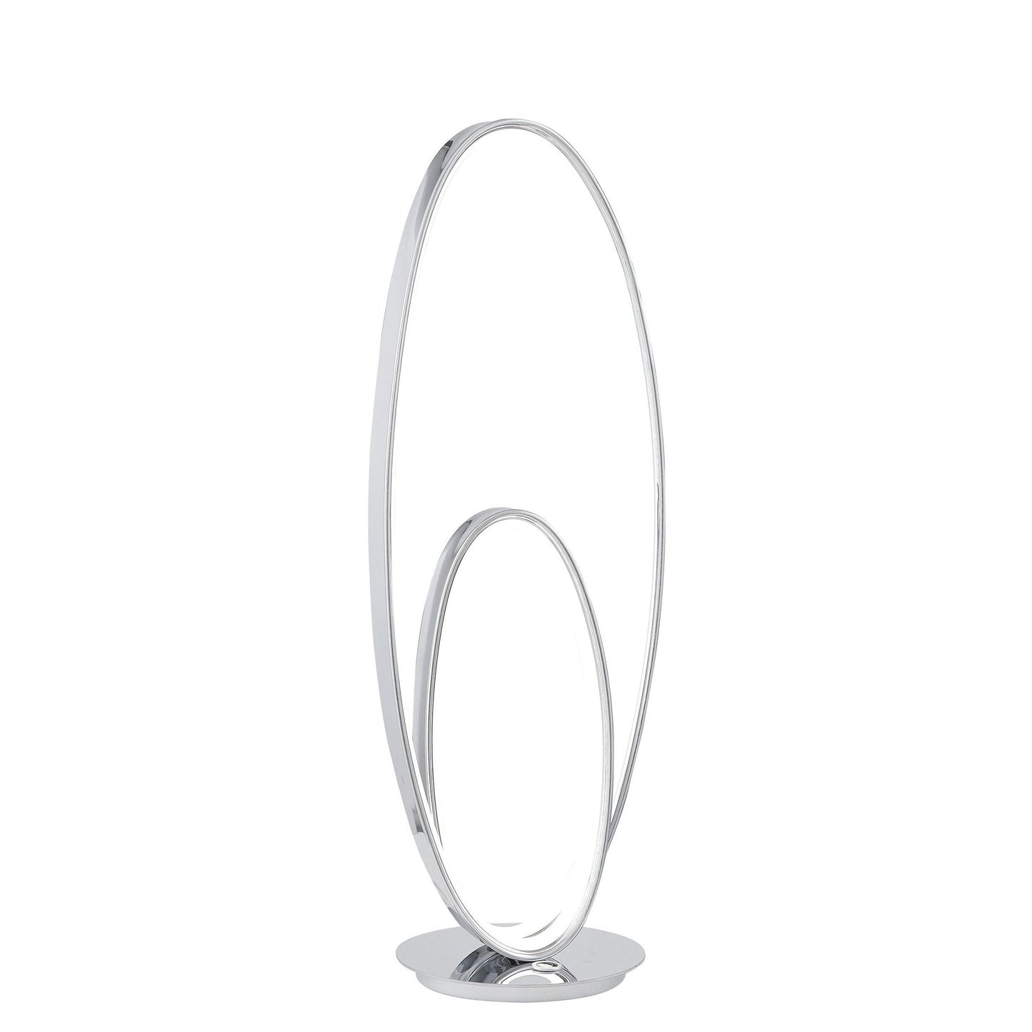 MILAN Chrome Table Lamp LED Strip Touch Dimmer