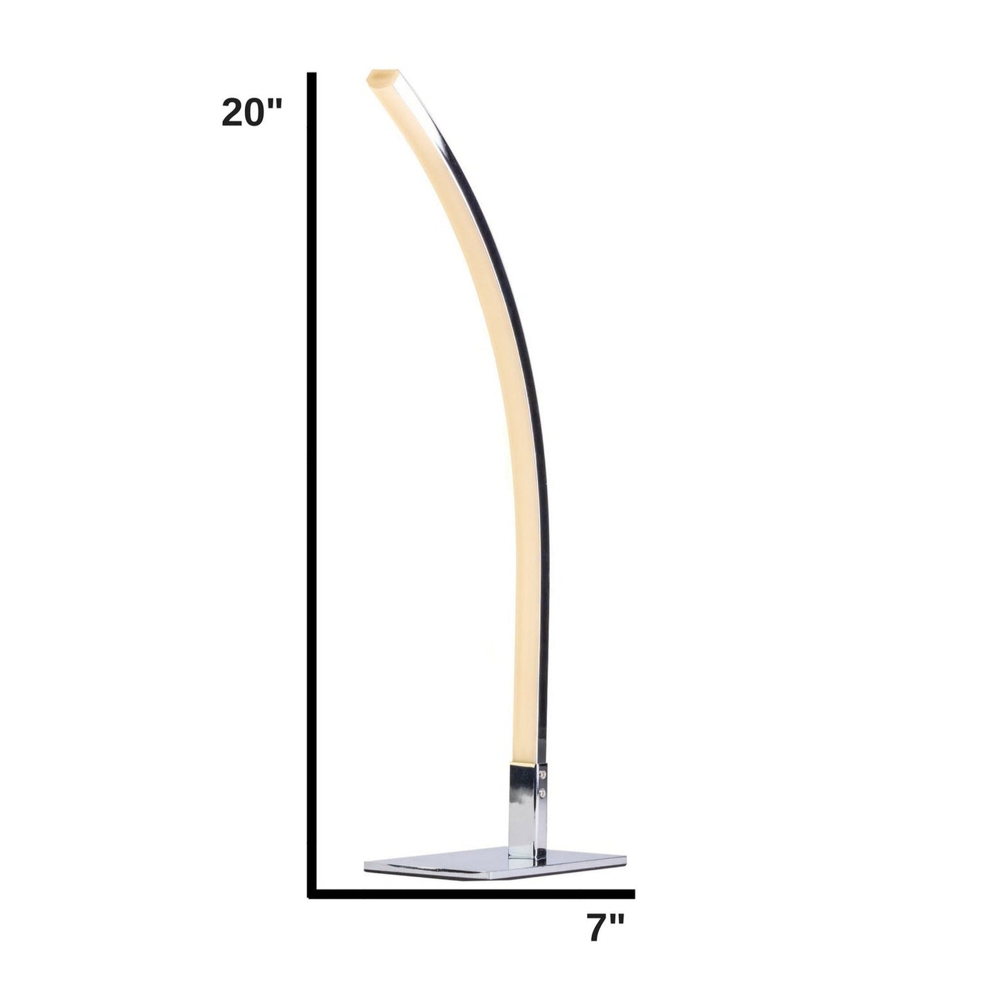 LUMARA Modern Arc Design Table Lamp Led Strip