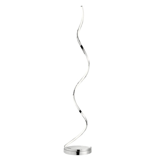 ARION Modern Spiral LED 61" Chrome Floor Lamp