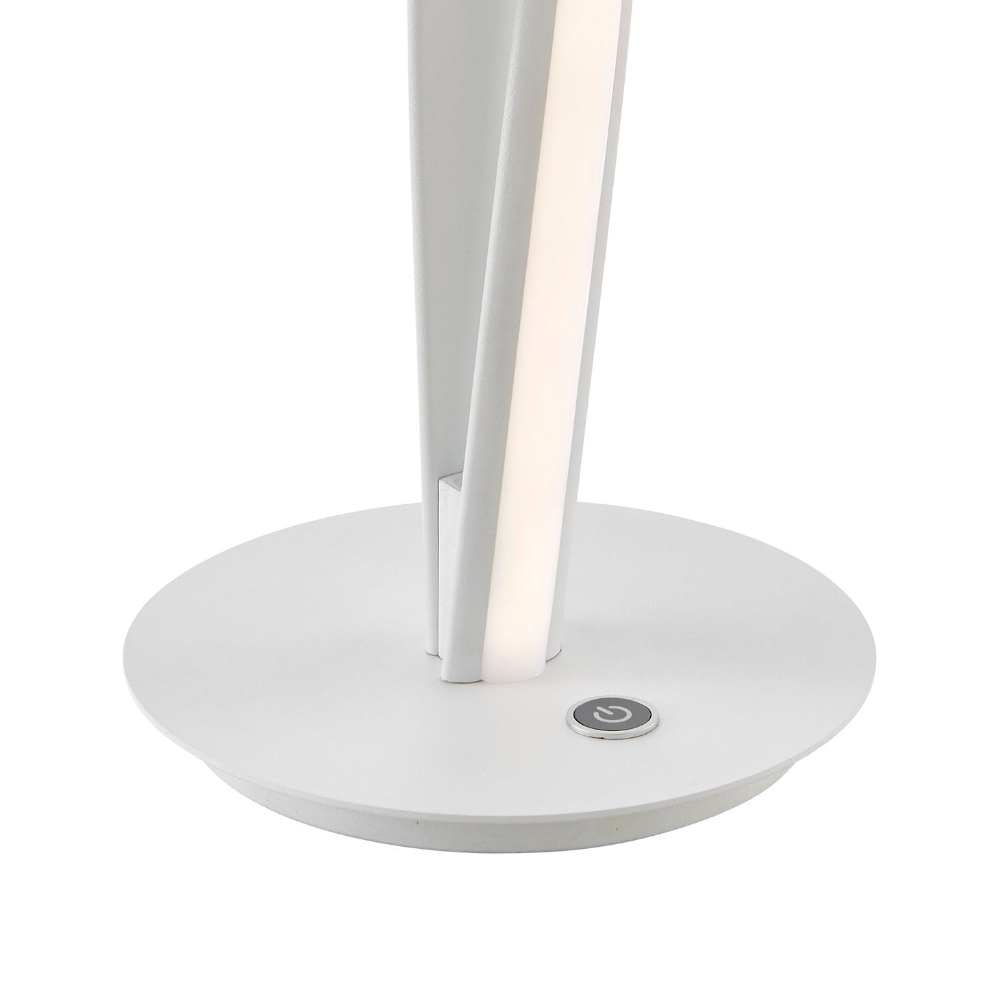 MUNICH White LED Table Lamp Natural White LED Strip