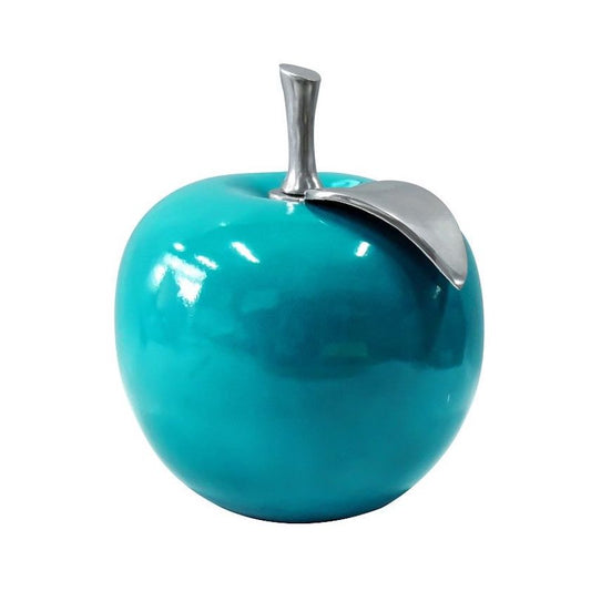 APPLE Sculpture Turquoise Blue