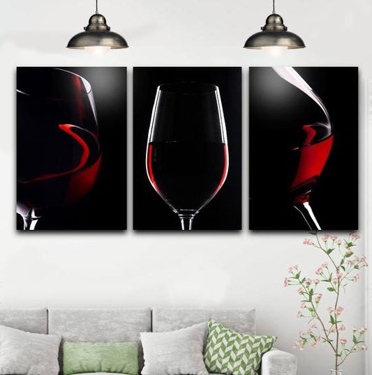 Wine Glasses Acrylic Picture