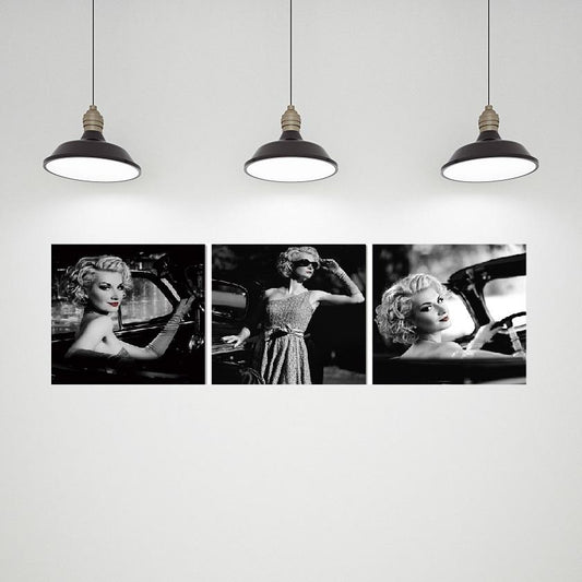 Marilyn Disguise Picture Tempered Glass Print